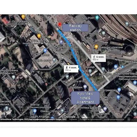 Smart App Near Railway Station Kvartet 3C Kyiv Exterior photo